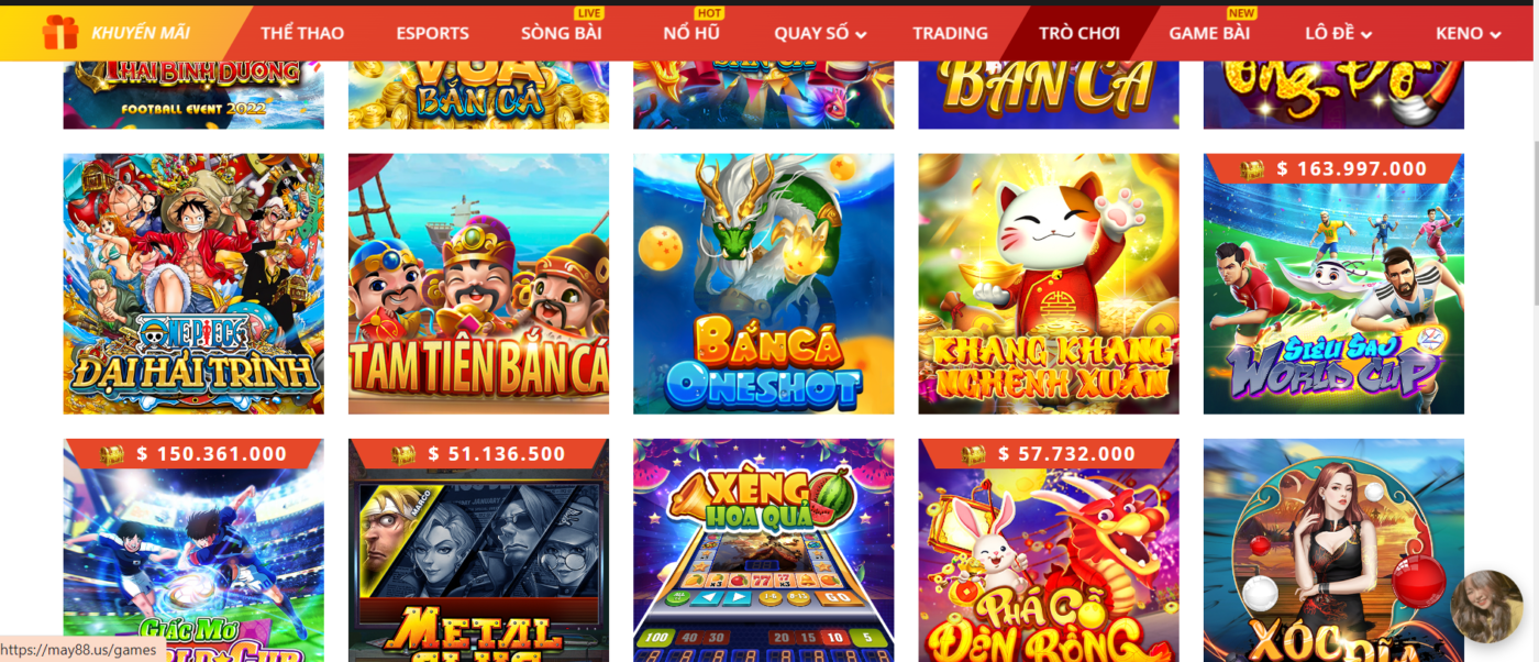 game ổn định, thao tác dễ dàng trên nha cai may88